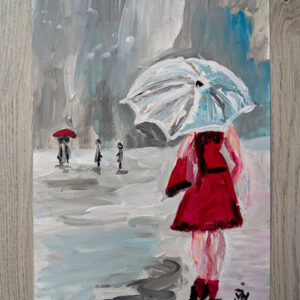 Vrouw aan het wandelen