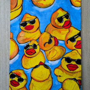 Eendjes in het water